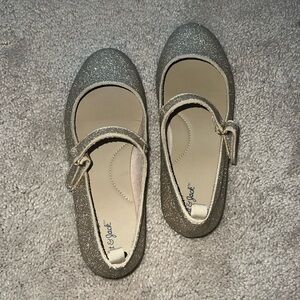 Cat & Jack Gold Glitter Kids Shoes